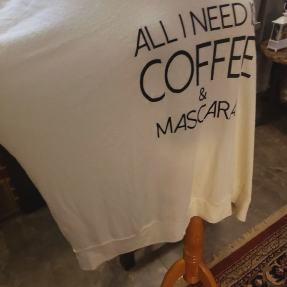 Wendy Williams Collection All I Need is Coffee & Mascara Long Sleeve 2XL Rare - Picture 6 of 10